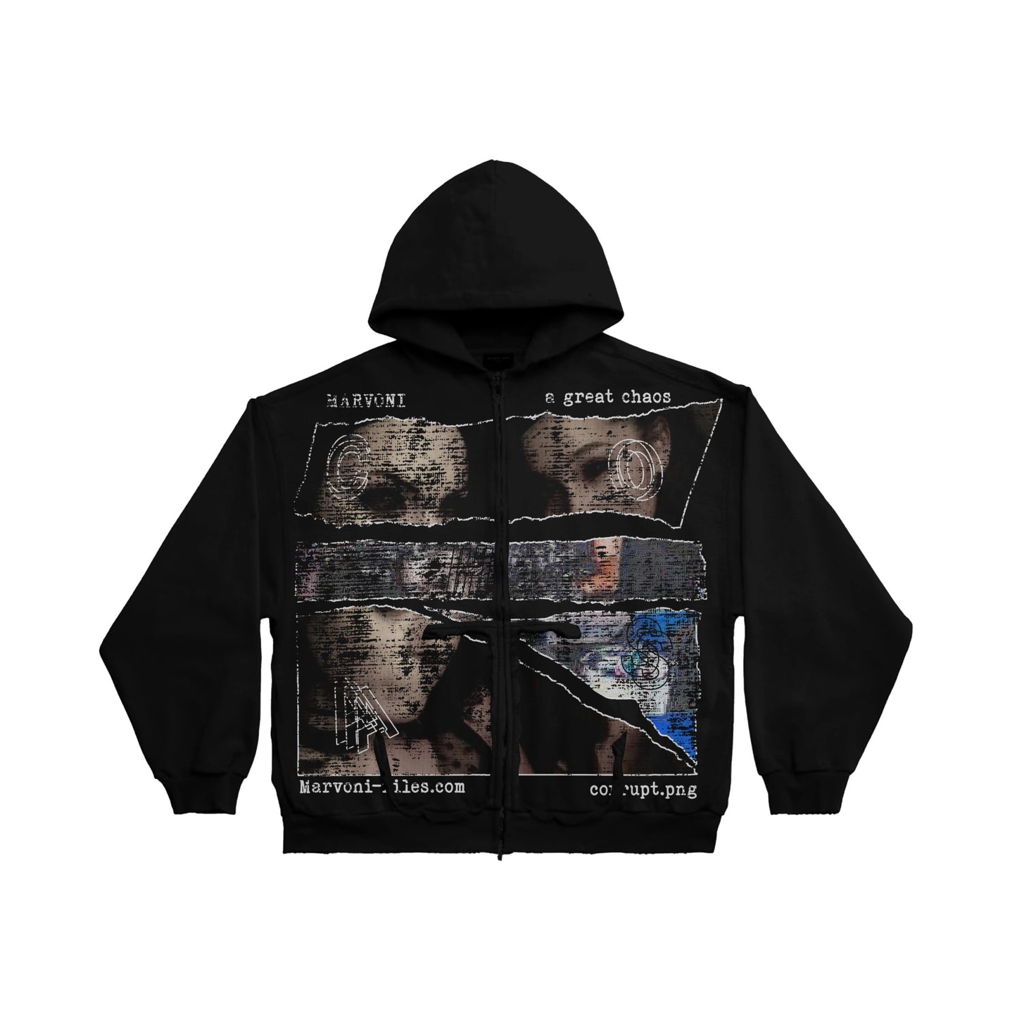 A GREAT CHASO ZIP UP (BLACK)